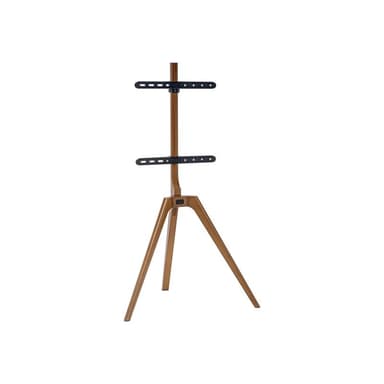 INLINE woodstand TV pedestal, tripod, for LED TV 45″-65″ (114-165cm), max. 40kg
