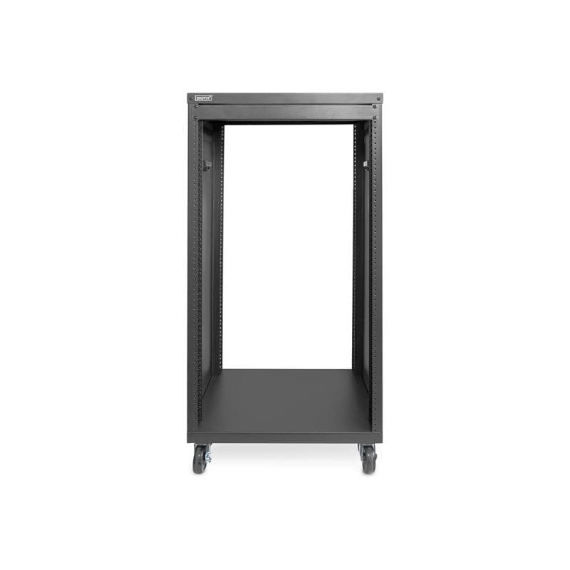 DIGITUS Universal 19-Zoll Equipment Rack mit Rollen, 21HE
