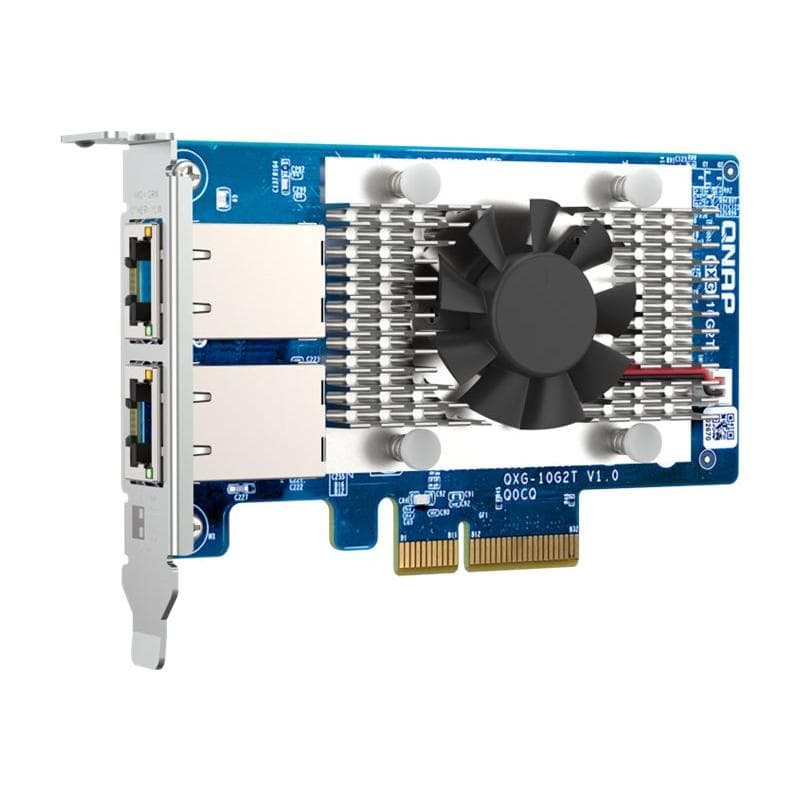 QNAP QXG-10G2T Netzwerkadapter-PCIe 10 GBE RJ45 x2
