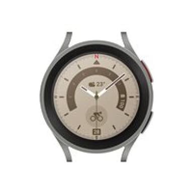 SAMSUNG Galaxy Watch5 Pro - 45 mm - titanfarben grau - intelligente Uhr - Anzeige 3,46 cm (1.4″) - 1