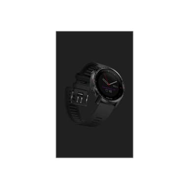 POLAR Grit X Pro - Schwarz DLC - Sportuhr mit Band - Fluorkautschuk (FKM) - schwarz - Bandgröße: M/L