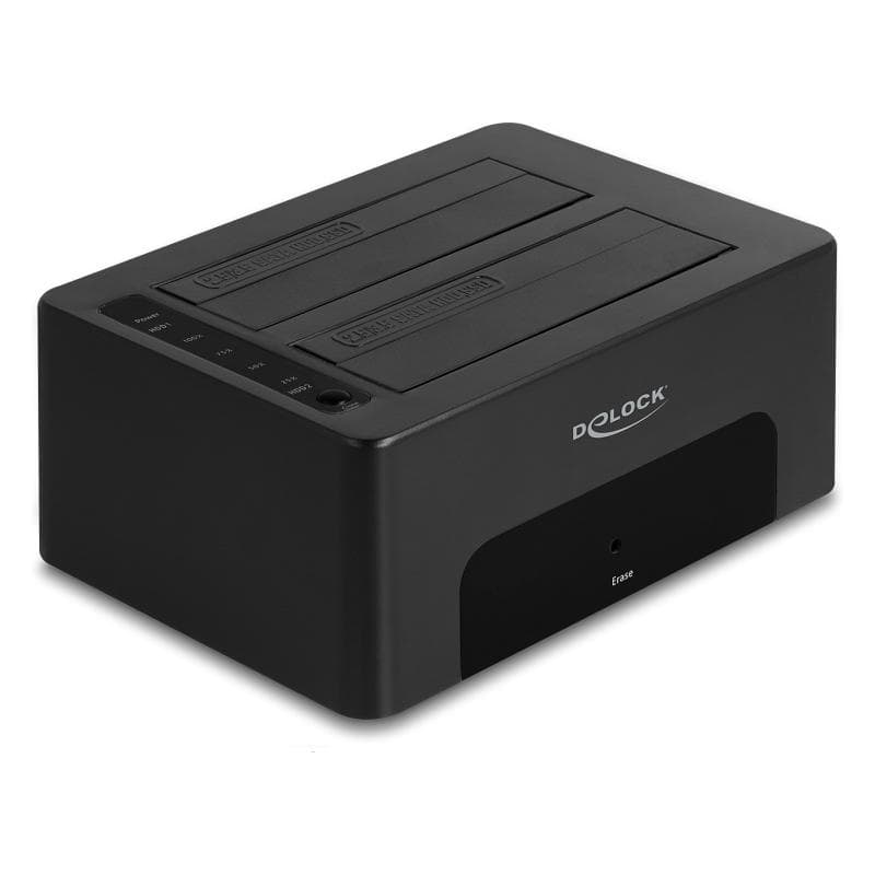 DELOCK USB Dual Dockingstation für 2 x SATA HDD / SSD