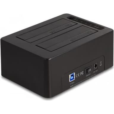 DELOCK USB Dual Dockingstation für 2 x SATA HDD / SSD