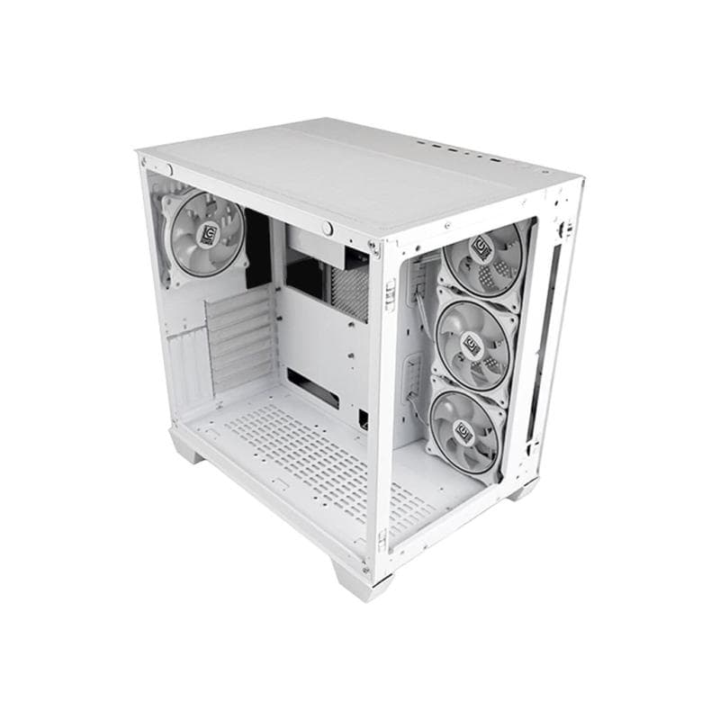 LC-POWER Midi Gaming 807W-ON Stormwatch_X,Weiß,4 Lüfter