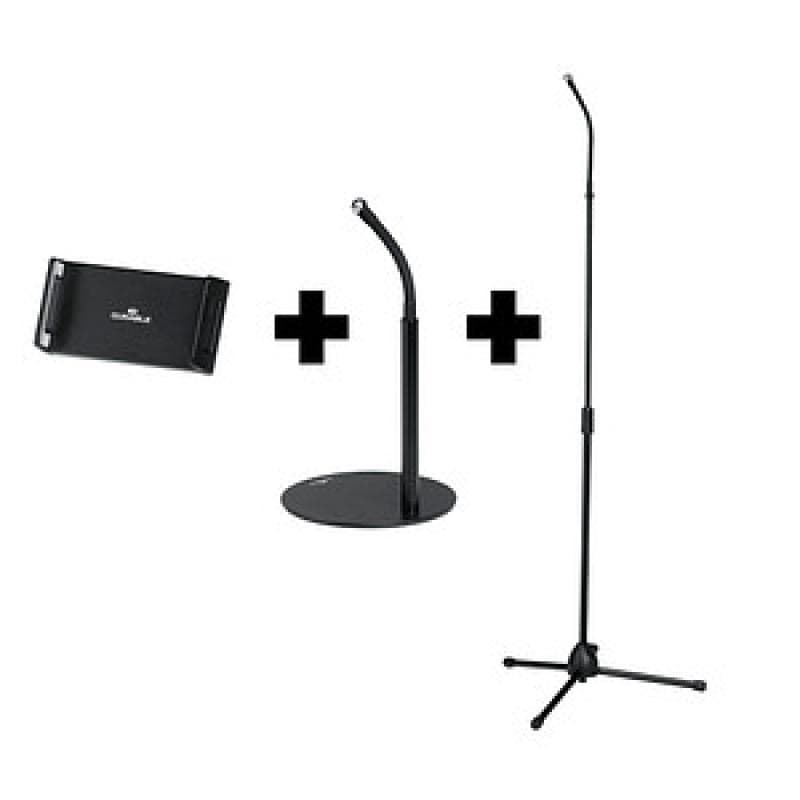 DURABLE Tablethalterung TWIST COMBI schwarz Tisch+Bodenständ