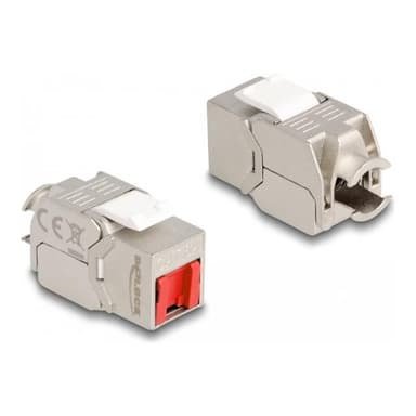 DELOCK Keystonemodul RJ45 Buchse zu LSA Cat.6A