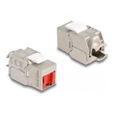 DELOCK Keystonemodul RJ45 Buchse zu LSA Cat.6A