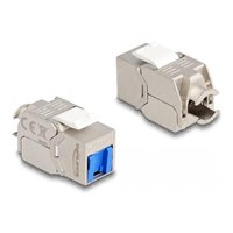 DELOCK Keystonemodul RJ45 Buchse zu LSA Cat.6A