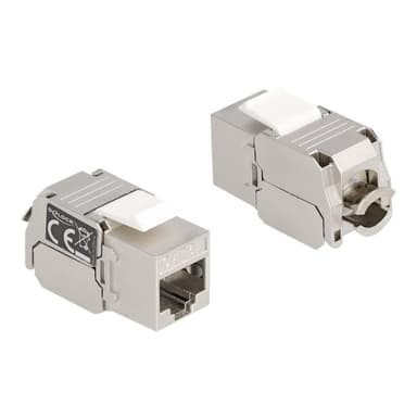 DELOCK Keystone Modul RJ45 Buchse zu LSA Cat.6A mit LED