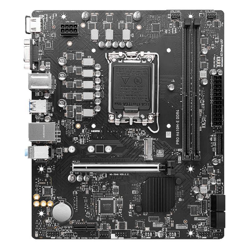 MSI PRO H610M-E DDR4 S1700