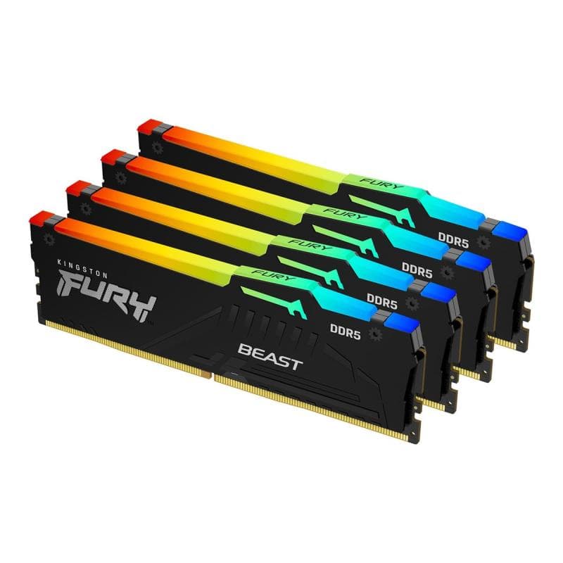 KINGSTON FURY Beast RGB 128GB Kit (4x32GB)