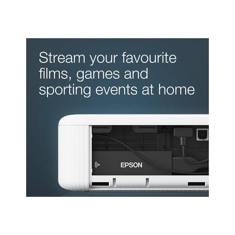 EPSON CO-FH02 Heimkino Beamer 3000 Lumen (Full-HD, HDMI, USB, WLAN, Android TV, Lautsprecher)