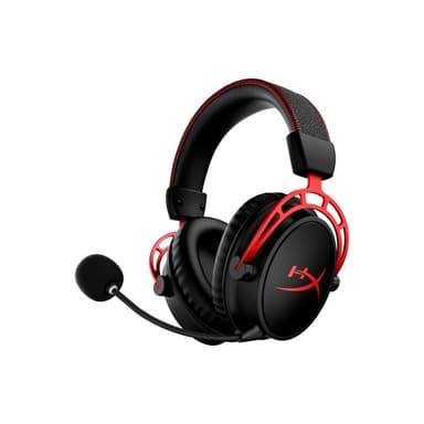 KINGSTON HyperX Cloud Alpha Gaming Headset (Stereo, ohrumschließend, kabellos, schwarz-rot, 300 Stun