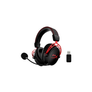 KINGSTON HyperX Cloud Alpha Gaming Headset (Stereo, ohrumschließend, kabellos, schwarz-rot, 300 Stun