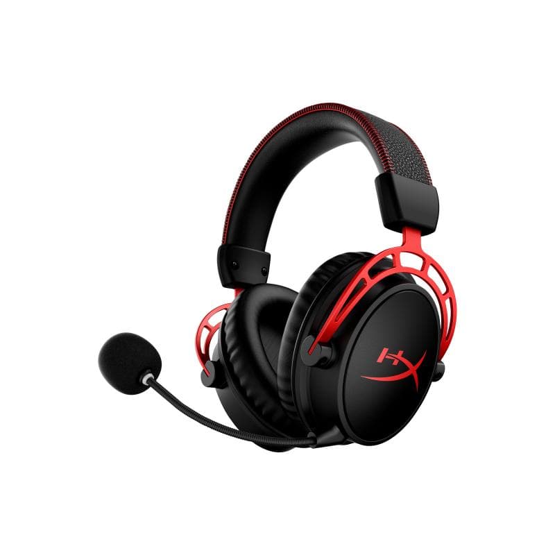 KINGSTON HyperX Cloud Alpha Gaming Headset (Stereo, ohrumschließend, kabellos, schwarz-rot, 300 Stun
