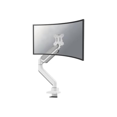 NEOMOUNTS vollbewegliche Tischhalterung für 17-49″ Curved Ultra Wide Bildschirme - Weiß