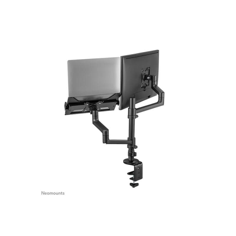 NEOMOUNTS vollbewegliche Tischhalterung für 17-27″ Bildschirme und 11,6-17,3″ Laptops - Schwarz