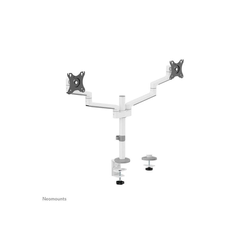 NEOMOUNTS Full-Motion-Tischhalterung für 17-27″ Bildschirme - Weiß