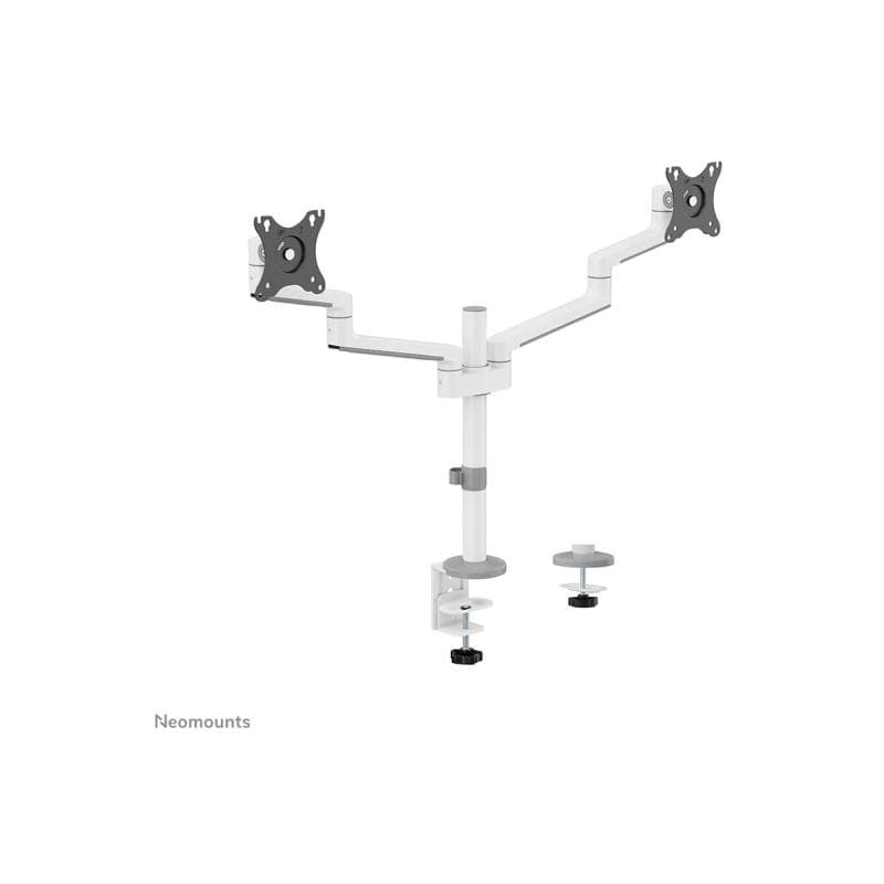NEOMOUNTS Full-Motion-Tischhalterung für 17-27″ Bildschirme - Weiß