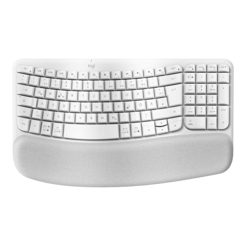 LOGITECH WAVE KEYSERGONOMIC KB OFFWHITE