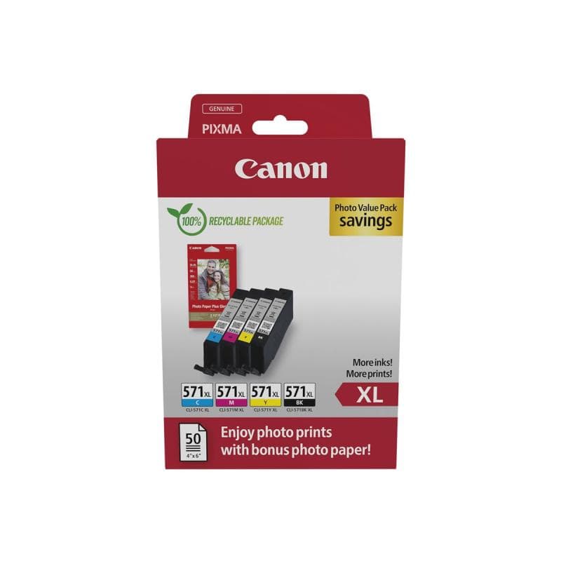 CANON CLI-571 XL BK/C/M/Y Photo Value Pack