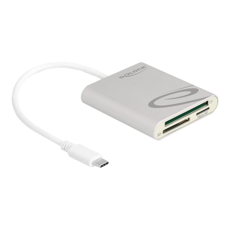 DELOCK Card Reader USB Type-CÖ für Compact Flash, SD
