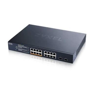 ZYXEL 16-Port 2.5GbE, 2 SFP+, 8 x PoE++ 802.3 bt, 180W  Smart Switch, NebulaFlex  (Webmanaged und Cl