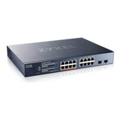 ZYXEL 16-Port 2.5GbE, 2 SFP+, 8 x PoE++ 802.3 bt, 180W  Smart Switch, NebulaFlex  (Webmanaged und Cl
