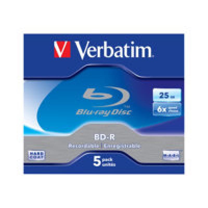 BD-R 6x 25GB Single Layer 5pk