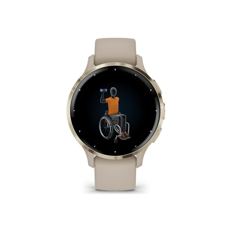 GARMIN Venu 3S -41mm - French-Gray/Softgold