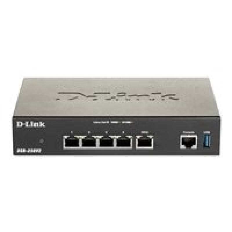 D-LINK DSR-250V2 - Router - 4-Port-Switch - GigE