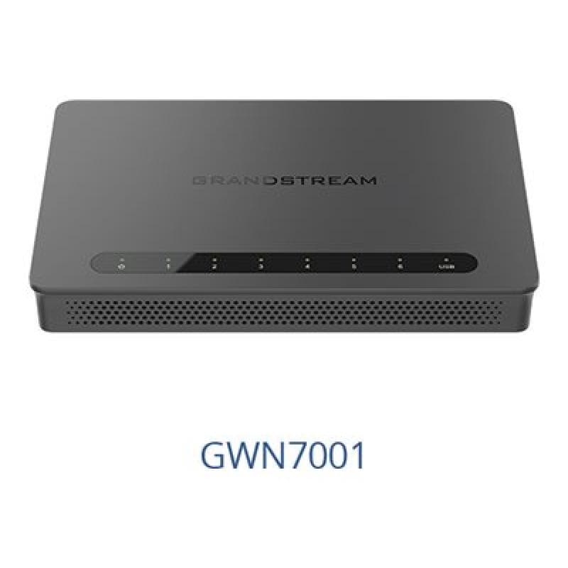 GRANDSTREAM GWN7001 Multi-WAN-Gigabit-VPN-Router mit integrierten Firewalls - Router - 1 Gbps