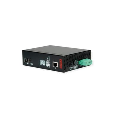 ROLINE Ind.Konv. Gigabit Eth. RJ45/LC mit PoE IEEE802.3af/at/bt - 1 Gbps - Power over Ethernet