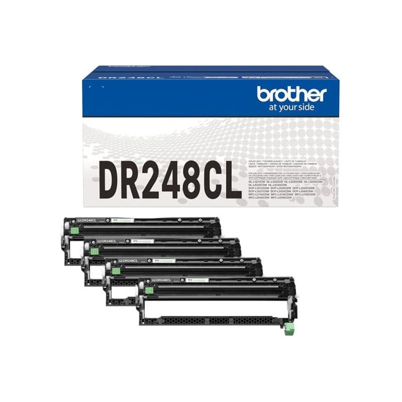 BROTHER DR248CL DRUM PACK FOR FCL - Schwarz