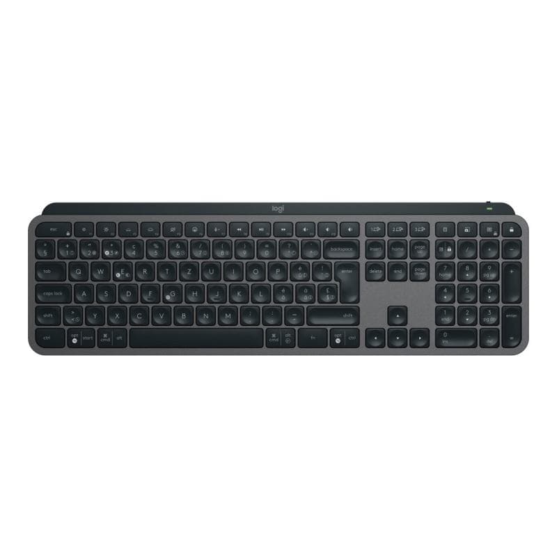 LOGITECH MX Keys S - GRAPHITE - PAN - BT - N/A - NORDIC-613 - PLUS PALMREST