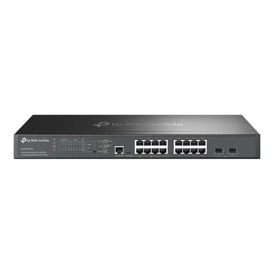TP-LINK Omada 16-Port 2.5GBASE-T and 2-Port 10GE SFP+ L2+ Managed Switch with 8-Port PoE+