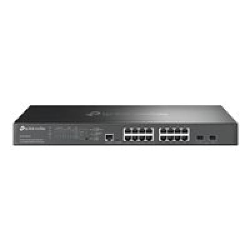 TP-LINK Omada 16-Port 2.5GBASE-T and 2-Port 10GE SFP+ L2+ Managed Switch with 8-Port PoE+