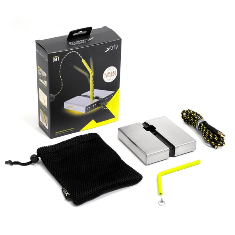 CHERRY Xtrfy B1 Maus Bungee mit LED und USB-Hub