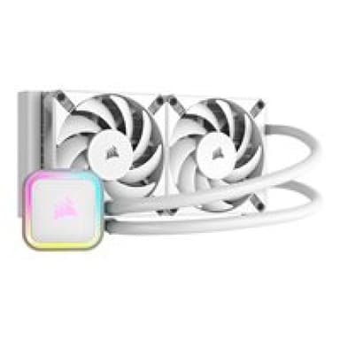 CORSAIR iCUE H100i RGB ELITE - Prozessor-Flüssigkeitskühlsystem - Kühlergröße: 240 mm - (für: LGA115