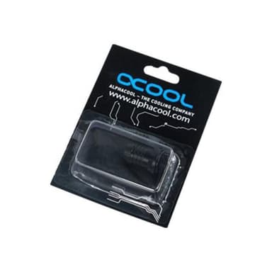 ALPHACOOL HF Barb ″FatBoy″ with O-ring - Flüssigkühlsystemarmatur - Deep Black (17090)