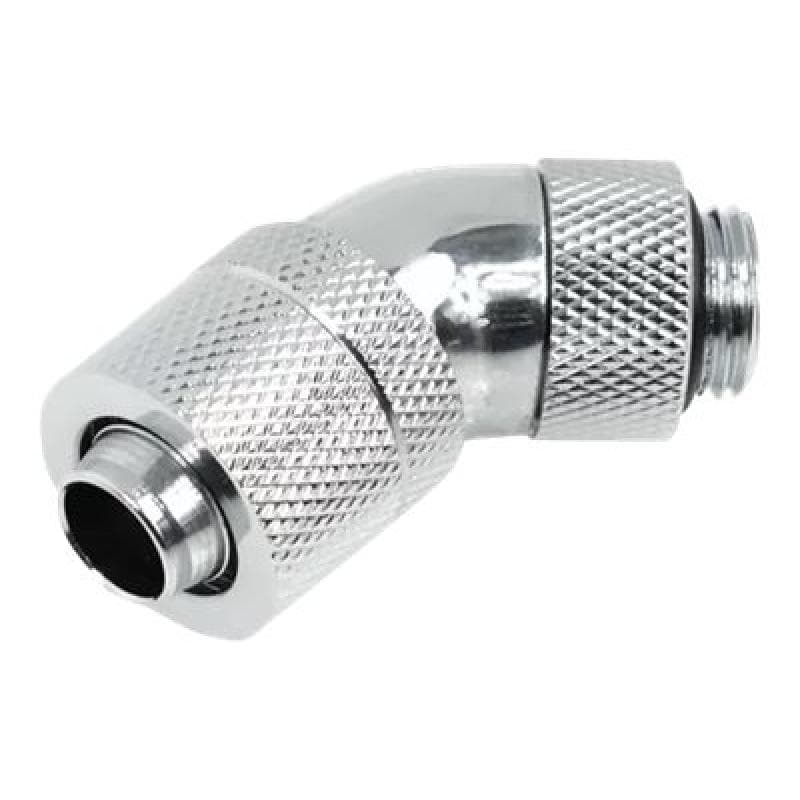 ALPHACOOL HF 13/10 Anschraubtülle 45° drehbar G1/4 - Chrome (17151)