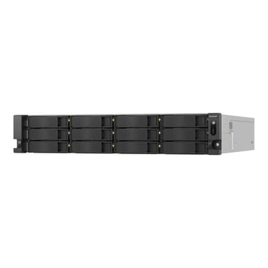 QNAP TS-h1277AXU-RP-R5-16G 2U 12-bay NAS AMD Ryzen 5 Pro 7645 6C/12T boost up to 5.1GHz 16GB DDR5