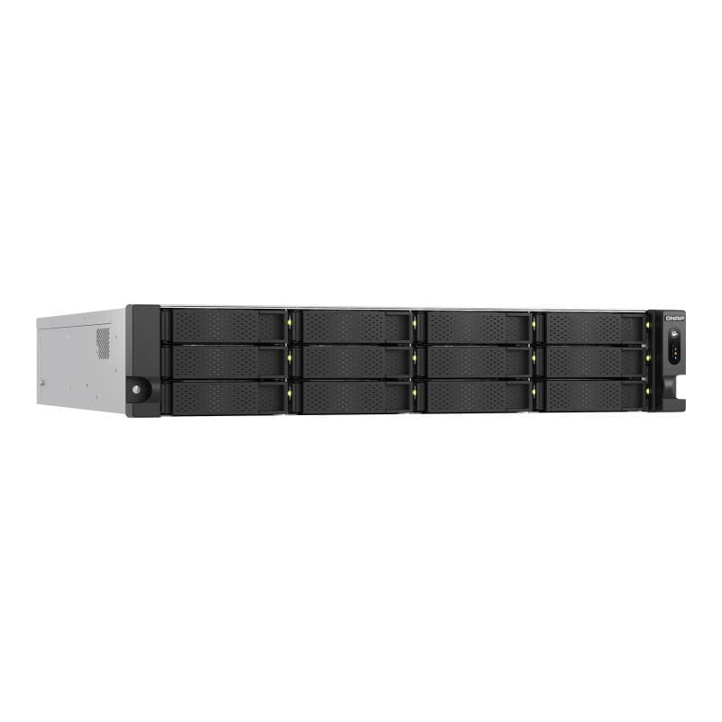 QNAP TS-h1277AXU-RP-R5-16G 2U 12-bay NAS AMD Ryzen 5 Pro 7645 6C/12T boost up to 5.1GHz 16GB DDR5