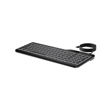 HP 400 BL WD KBD EMEA-INTL English Loc-Euro plug