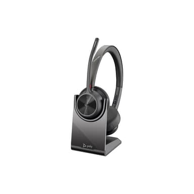HP Poly Voyager 4320 Microsoft Teams Certified Headset +BT700 Dongle +Charging Stand