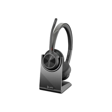 HP Poly Voyager 4320-M Microsoft Teams Certified Headset +BT700 Dongle +Charging Stand