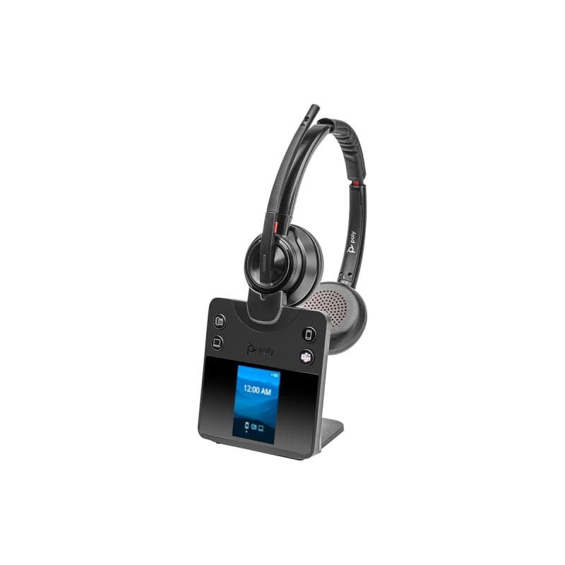 HP Poly Savi 8420 Office Stereo Microsoft Teams Certified DECT 1880-1900 MHz Headset-EURO