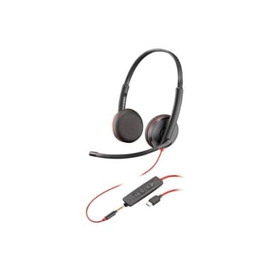 HP Poly Blackwire C3225 Stereo USB-C Headset Bulk