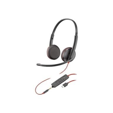 HP Poly Blackwire C3225 Stereo USB-C Headset Bulk
