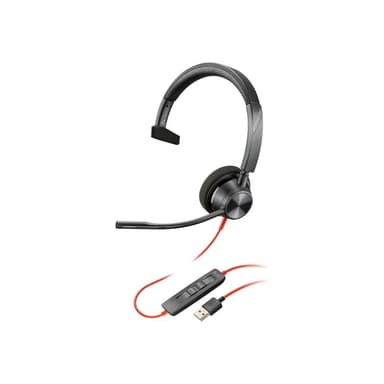 HP Poly Blackwire 3310 Microsoft Teams Certified USB-C Headset TAA